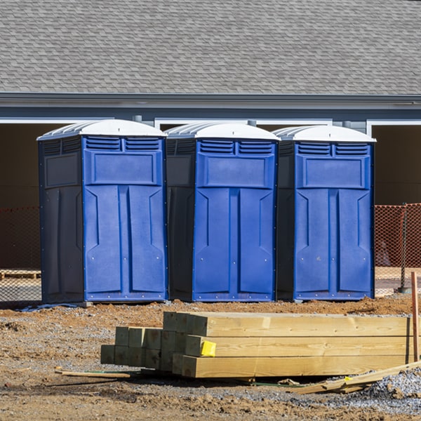 are there any restrictions on where i can place the porta potties during my rental period in Breckenridge MN